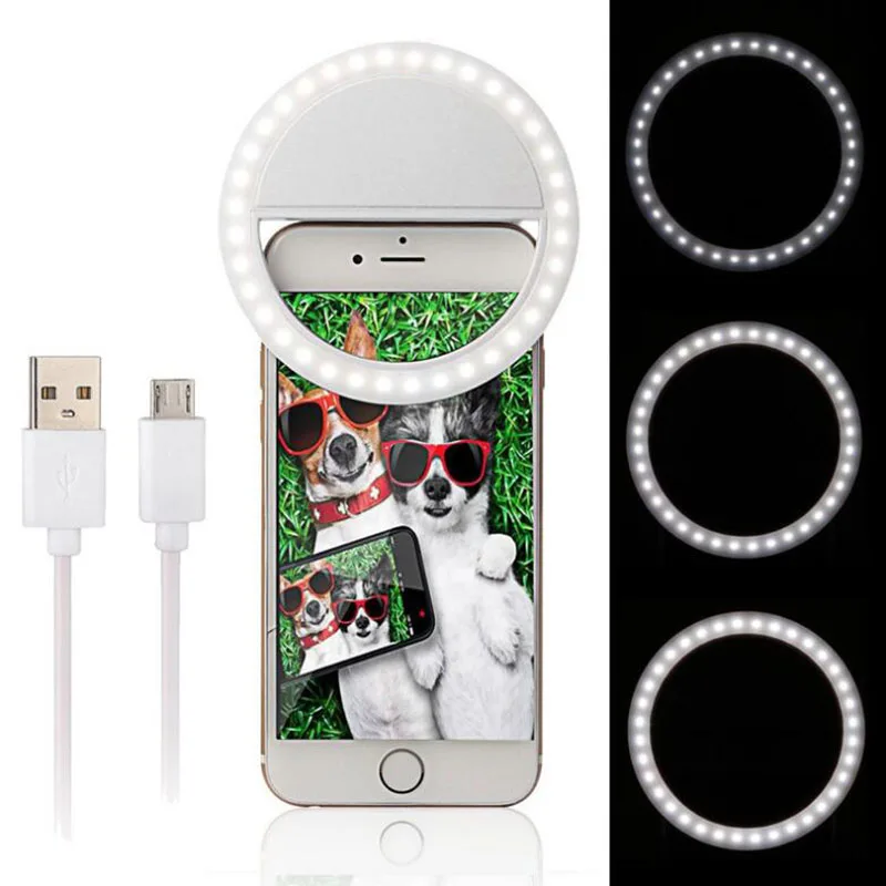 New USB Charge Selfie light Portable Flash Led Camera Phone Enhancing Photography Ring Light For iPhone Smartphone
New USB Charge Selfie light Portable Flash Led Camera Phone Enhancing Photography Ring Light For iPhone Smartphone