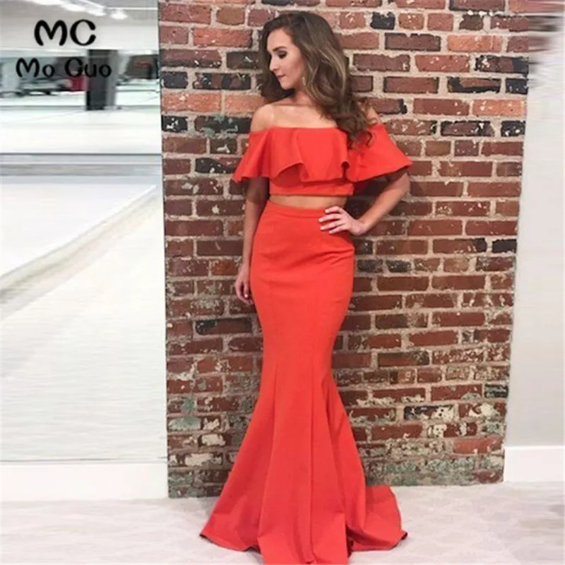 In Stock 2019 Two Pieces Evening Dresses Long Robe de soiree Elastic Satin Short Sleeve Mermaid Evening Party Dresses
In Stock 2019 Two Pieces Evening Dresses Long Robe de soiree Elastic Satin Short Sleeve Mermaid Evening Party Dresses