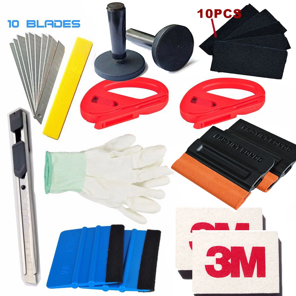 14pcs 3M Felt Squeegee Decals Sticker Vinyl Film Installation Car Wrap Applicator Tool
14pcs 3M Felt Squeegee Decals Sticker Vinyl Film Installation Car Wrap Applicator Tool