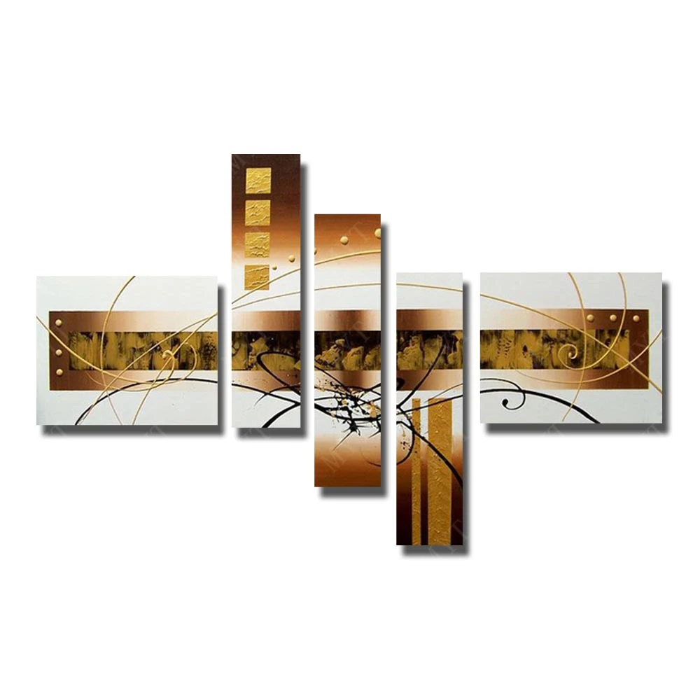 Hand painted Canvas Oil Painting Yellow 5Peices Painting Modern Living Room Wall Decor Abstract Design Wall Art no Framed
Hand painted Canvas Oil Painting Yellow 5Peices Painting Modern Living Room Wall Decor Abstract Design Wall Art no Framed