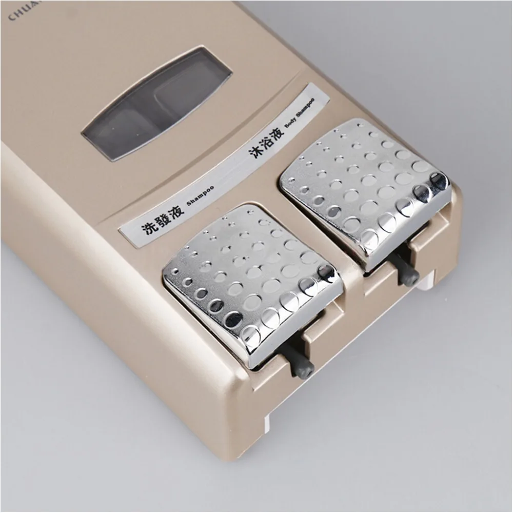 Soap Dispenser ABS Double Soap Dispenser 250ml*2 Liquid Soap Dispenser Washroom Kitchen Shower Room Gray /White /Champagne Home
Soap Dispenser ABS Double Soap Dispenser 250ml*2 Liquid Soap Dispenser Washroom Kitchen Shower Room Gray /White /Champagne Home
