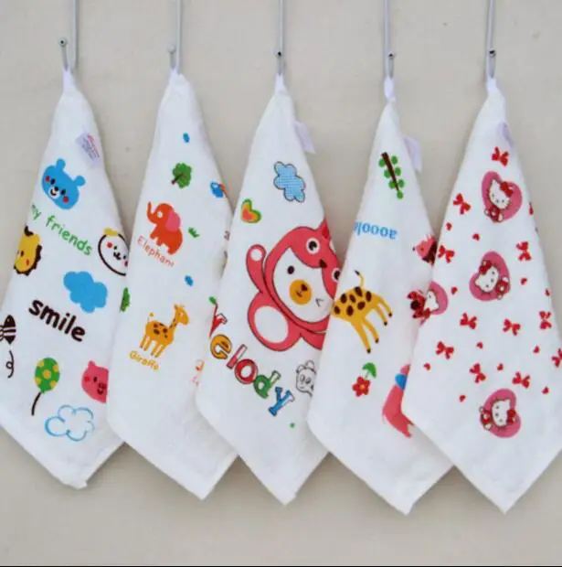 5pcs/lot Promotion 25*25cm cartoon small towel soft cotton wholesale hand face baby cute children towel FG018
5pcs/lot Promotion 25*25cm cartoon small towel soft cotton wholesale hand face baby cute children towel FG018