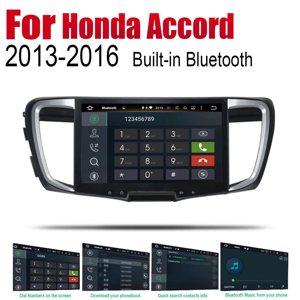 Android 2 Din Auto Radio For Honda Accord 2013 2014 2015 2016 Car Multimedia Player GPS Navigation System Radio Stereo
Android 2 Din Auto Radio For Honda Accord 2013 2014 2015 2016 Car Multimedia Player GPS Navigation System Radio Stereo