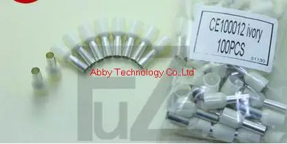 1000pcs/lot E10-12 Insulated Cable Cord End Bootlace Ferrule Terminals tubular wire connector For 10mm2 Wire
1000pcs/lot E10-12 Insulated Cable Cord End Bootlace Ferrule Terminals tubular wire connector For 10mm2 Wire