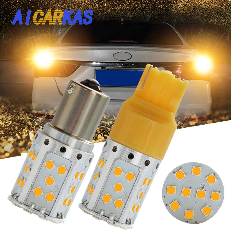AICARKAS S25 1156 BA15S P21W LED Canbus T20 7440 W21W Автомобильные светодиодные янтарные Автомобильные стоп-сигналы, сигнальные лампы постоянного тока 12 В 24 в 2 шт...
AICARKAS S25 1156 BA15S P21W LED Canbus T20 7440 W21W Автомобильные светодиодные янтарные Автомобильные стоп-сигналы, сигнальные лампы постоянного тока 12 В 24 в 2 шт...