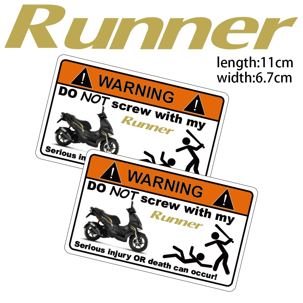 KODASKIN Motorcycle Cheap Creative Warning Sticker Decal for GILERA Runner 200 VXR
KODASKIN Motorcycle Cheap Creative Warning Sticker Decal for GILERA Runner 200 VXR
