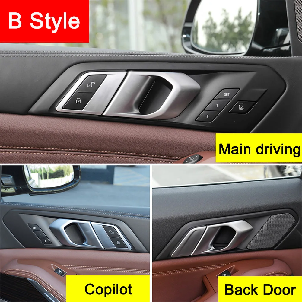 4PCS/Set Carbon Fiber Style Car Inner Door Handle Bowl Cover Trim Decorative Frame Stickers For BMW X5 G05 2019 Car Accessories
4PCS/Set Carbon Fiber Style Car Inner Door Handle Bowl Cover Trim Decorative Frame Stickers For BMW X5 G05 2019 Car Accessories