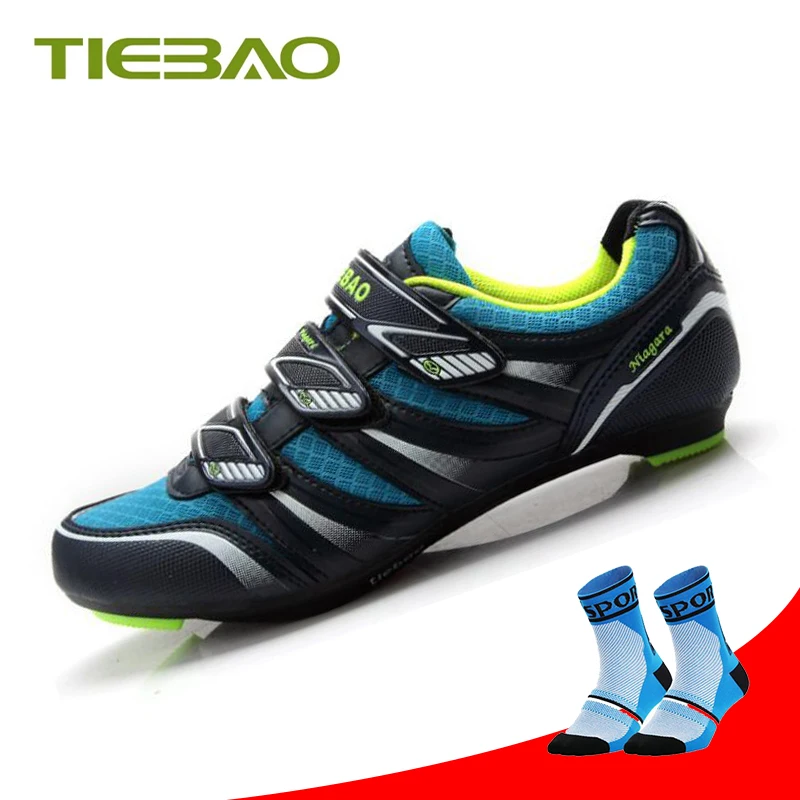 

Tiebao Cycling Shoes Road Athletic Riding Sneakers Men Women Sapato Ciclismo Self-Locking Outdoor Breathable Spd Road Bike Shoes