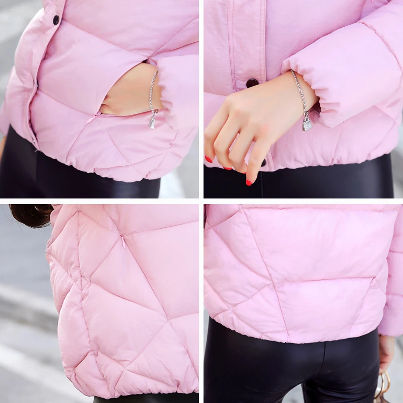 Winter Women Basic Jacket Down Cotton Warm Outerwear Korea Loose Cute Bread clothing Student Jacket Solid Short Coat Casual Top
Winter Women Basic Jacket Down Cotton Warm Outerwear Korea Loose Cute Bread clothing Student Jacket Solid Short Coat Casual Top