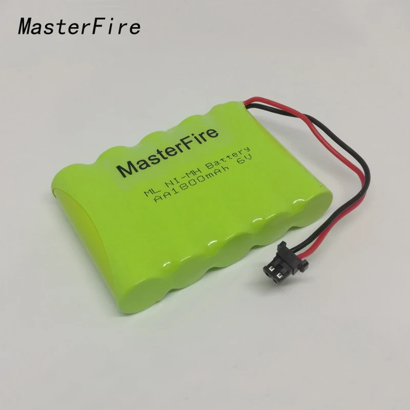 MasterFire 2PACK/LOT 6V 1800mAh 5x AA Ni-MH RC Rechargeable Battery Batteries Pack for Helicopter Robot Car Toys with Plug
MasterFire 2PACK/LOT 6V 1800mAh 5x AA Ni-MH RC Rechargeable Battery Batteries Pack for Helicopter Robot Car Toys with Plug