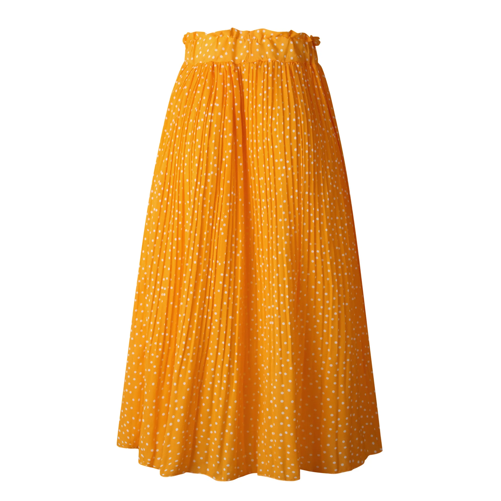 2019 New Arrive Printed Dots High Waist Skirt Partido Boho Summer Fashion Half Length Elastic pleated Skirt Women's
2019 New Arrive Printed Dots High Waist Skirt Partido Boho Summer Fashion Half Length Elastic pleated Skirt Women's