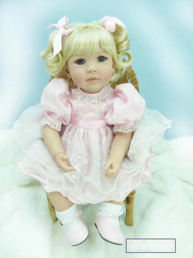 20 Inch Silicone Reborn Baby Dolls Play House Gift for Girls Pink Princess Doll Adorable Doll Lifelike Birthday Gift Kids Toys
20 Inch Silicone Reborn Baby Dolls Play House Gift for Girls Pink Princess Doll Adorable Doll Lifelike Birthday Gift Kids Toys