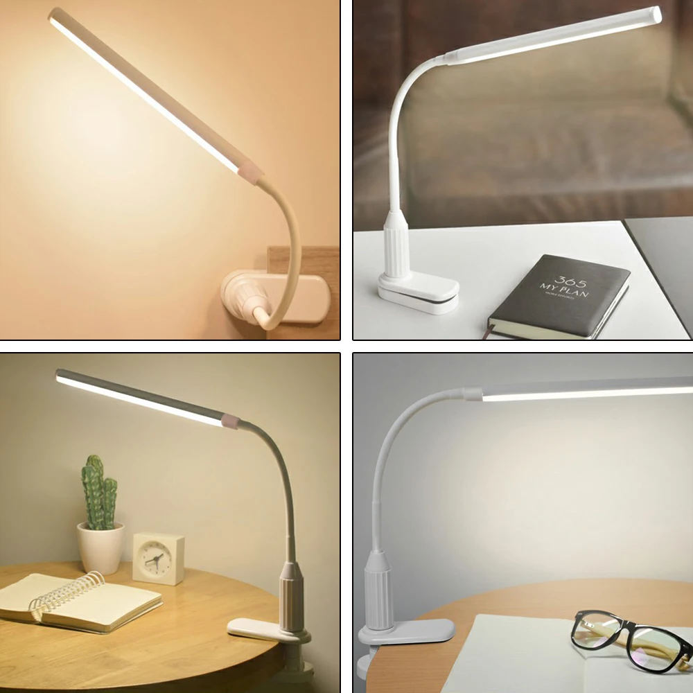 24PCS Led Touch Switch Clip & Stand Desk Lamp Flexible Hose Study Reading Light Dimmer USB LED Table Lamps
24PCS Led Touch Switch Clip & Stand Desk Lamp Flexible Hose Study Reading Light Dimmer USB LED Table Lamps
