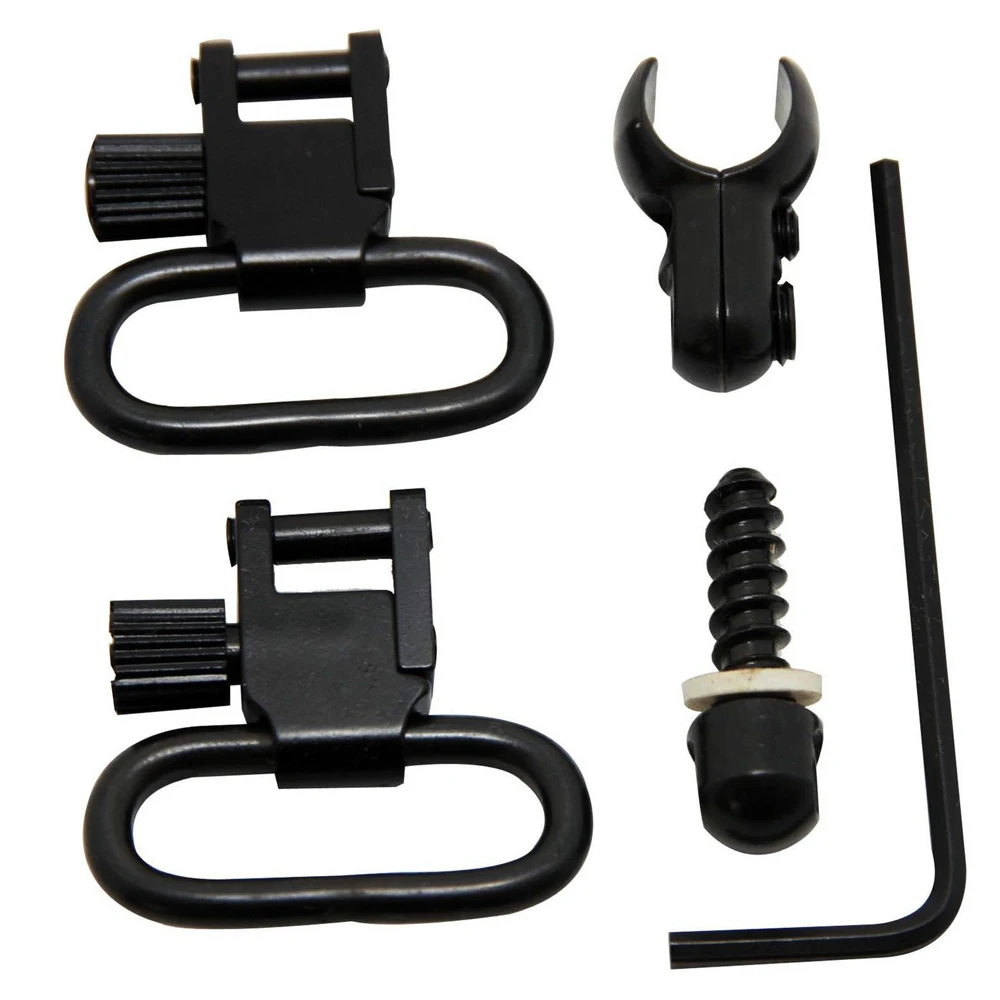 NEW Lever Action Rifle Sling Mount Kit .22 Cal Detachable Swivels With Bbarrel or Tube Magazine for 430"-455" Winchester Marlin
NEW Lever Action Rifle Sling Mount Kit .22 Cal Detachable Swivels With Bbarrel or Tube Magazine for 430"-455" Winchester Marlin