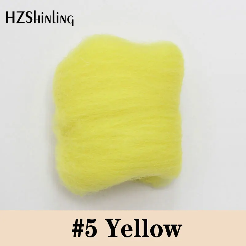 5 g Super Fast felting Short Fiber Wool Perfect in Needle Felt and Wet Felt Yellow Color
5 g Super Fast felting Short Fiber Wool Perfect in Needle Felt and Wet Felt Yellow Color