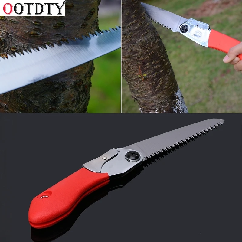 OOTDTY Portable Trimming Hand Saw Folding Fruit Tree Pruning Garden Yard Tool 130mm
OOTDTY Portable Trimming Hand Saw Folding Fruit Tree Pruning Garden Yard Tool 130mm