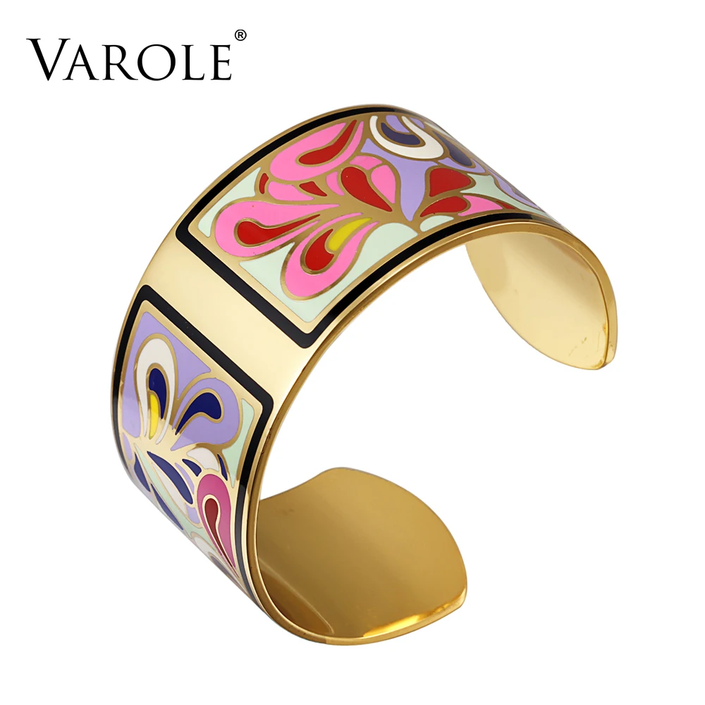 VAROLE Top Quality 100% Copper Opening Color Enamel Love Bangle Bracelets & Bangles Pulseiras Women Fashion Jewelry pulsera
VAROLE Top Quality 100% Copper Opening Color Enamel Love Bangle Bracelets & Bangles Pulseiras Women Fashion Jewelry pulsera