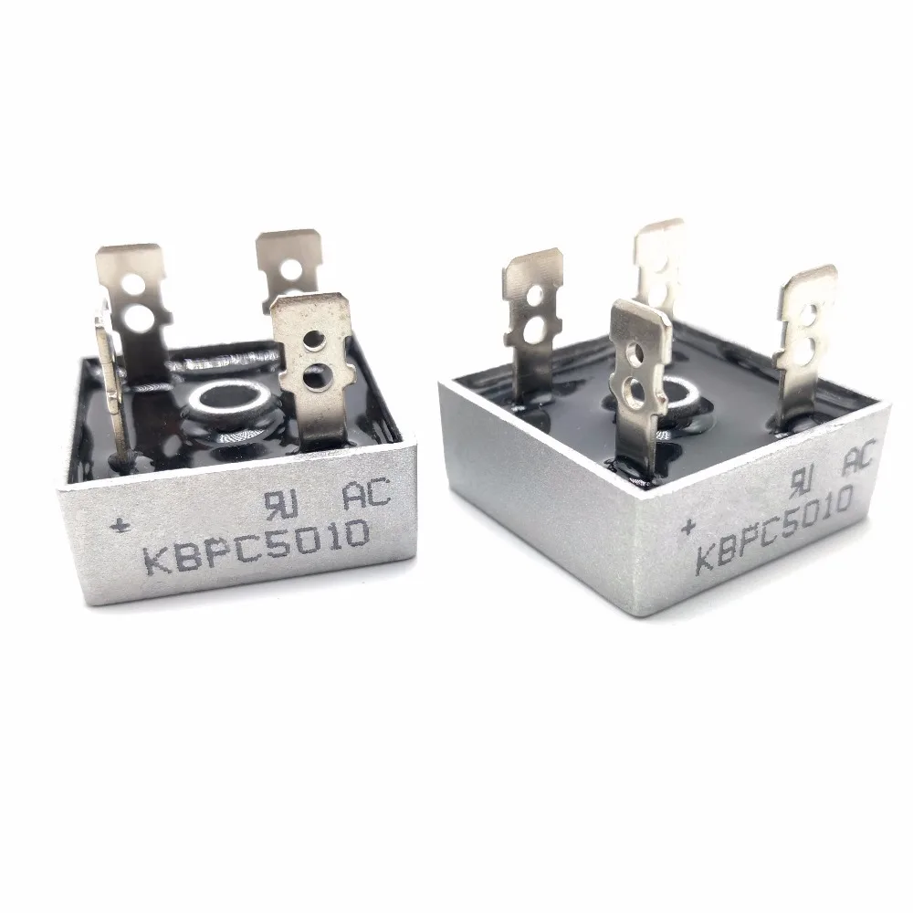 2 шт./лот KBPC5010 50A 1000 В выпрямитель диодного моста kbpc5010 5010 мощности|Выпрямители| |