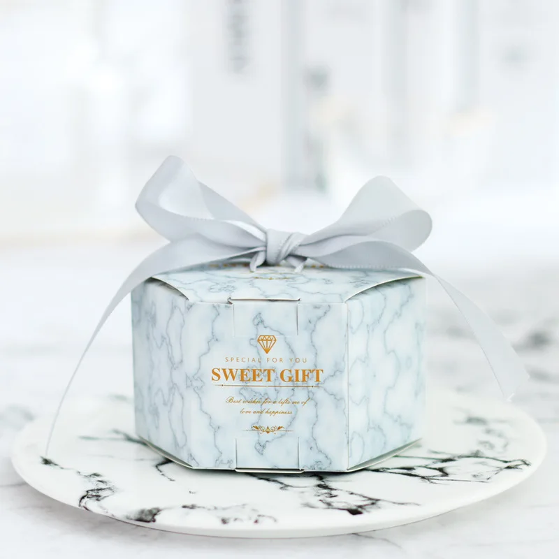 Mori Marble Candy Box Wedding Supplies Hexagonal Wedding Party Favors Decoration Candy Box Ribbon Bow Candy Box
Mori Marble Candy Box Wedding Supplies Hexagonal Wedding Party Favors Decoration Candy Box Ribbon Bow Candy Box