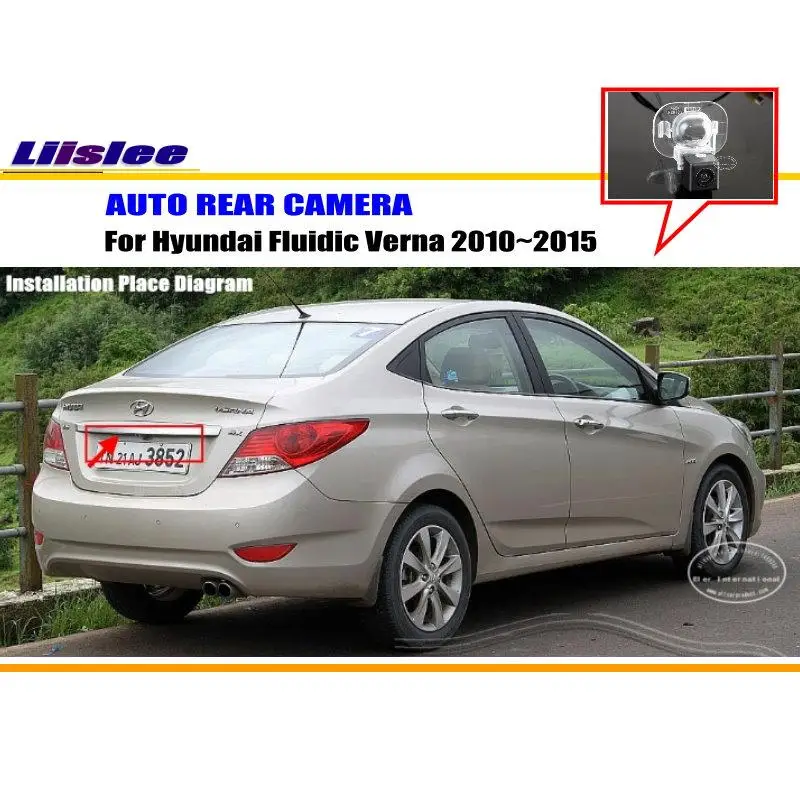 Liislee Car Rear Camera For Hyundai Fluidic Verna 2010~2015 / Back Parking Camera / CCD RCA NTST PAL / License Plate Light CAM
Liislee Car Rear Camera For Hyundai Fluidic Verna 2010~2015 / Back Parking Camera / CCD RCA NTST PAL / License Plate Light CAM