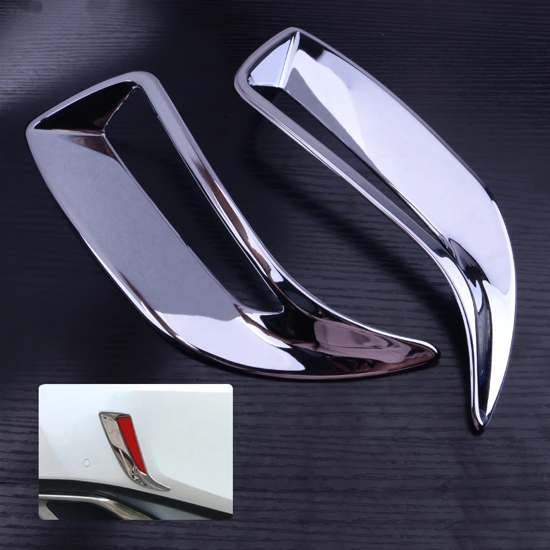 DWCX 2pcs Car Rear Bumper Tail Fog Light Lamp Cover Strip Frame Trim Fit For Lexus RX350 RX450h 2016 2017 2018
DWCX 2pcs Car Rear Bumper Tail Fog Light Lamp Cover Strip Frame Trim Fit For Lexus RX350 RX450h 2016 2017 2018
