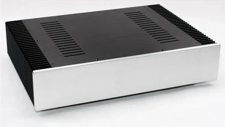 

BZ4309 Full Aluminum Enclosure Both Sides Heatsink / Power Amplifier Chassis DIY New Class A Amplifier Case