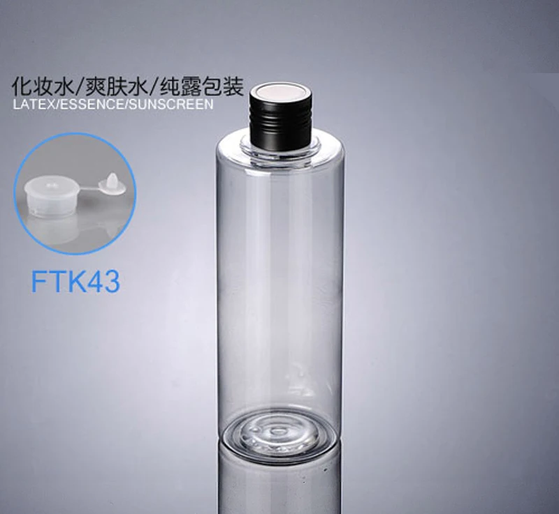 300PCS/LOT-250ML Black Aluminum Cap Bottle,Plastic Makeup Lotion Sub-bottling,Empty Cosmetic Shampoo Container
300PCS/LOT-250ML Black Aluminum Cap Bottle,Plastic Makeup Lotion Sub-bottling,Empty Cosmetic Shampoo Container