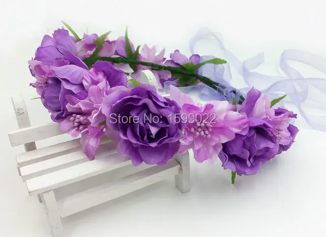 Adjustable Purple Flower Girl Head Crown Diy Romantic Bridal Hair Accessories Seaside Beach Wedding Decoration Fluffy Headpiece
Adjustable Purple Flower Girl Head Crown Diy Romantic Bridal Hair Accessories Seaside Beach Wedding Decoration Fluffy Headpiece