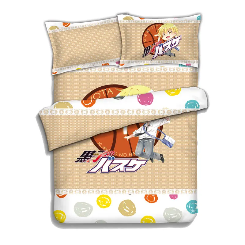 Japanese Full Size Anime Basketball Action Figure Printing Bedding Set Duvet Cover Pillowcase for Bed
Japanese Full Size Anime Basketball Action Figure Printing Bedding Set Duvet Cover Pillowcase for Bed