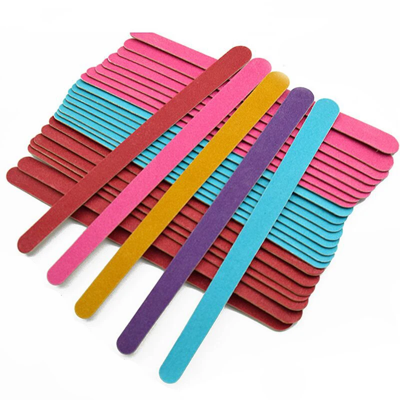 100pcs/lot Professional Nail File Nail Buffer Polishing Blocks 150/150 Colorful Wooden Nail Sanding Tips Manicure Care Tools 
100pcs/lot Professional Nail File Nail Buffer Polishing Blocks 150/150 Colorful Wooden Nail Sanding Tips Manicure Care Tools
