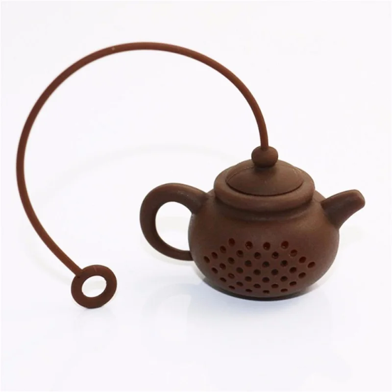 New Creative Tea Pot Shaped Tea Infuser Food Grade Silicone Tea Strainer White Coffee Good Kitchen Tools W8141
New Creative Tea Pot Shaped Tea Infuser Food Grade Silicone Tea Strainer White Coffee Good Kitchen Tools W8141