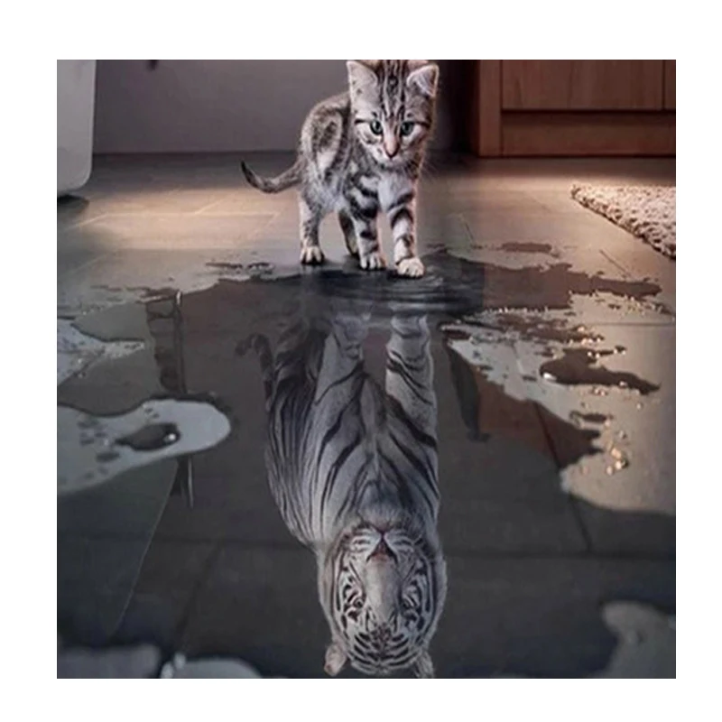 Full Drill 5D Diamond Painting Cat and Tiger Animal Embroidery DIY Cross Stitch Mosaic Needlework Decorative Painting
Full Drill 5D Diamond Painting Cat and Tiger Animal Embroidery DIY Cross Stitch Mosaic Needlework Decorative Painting