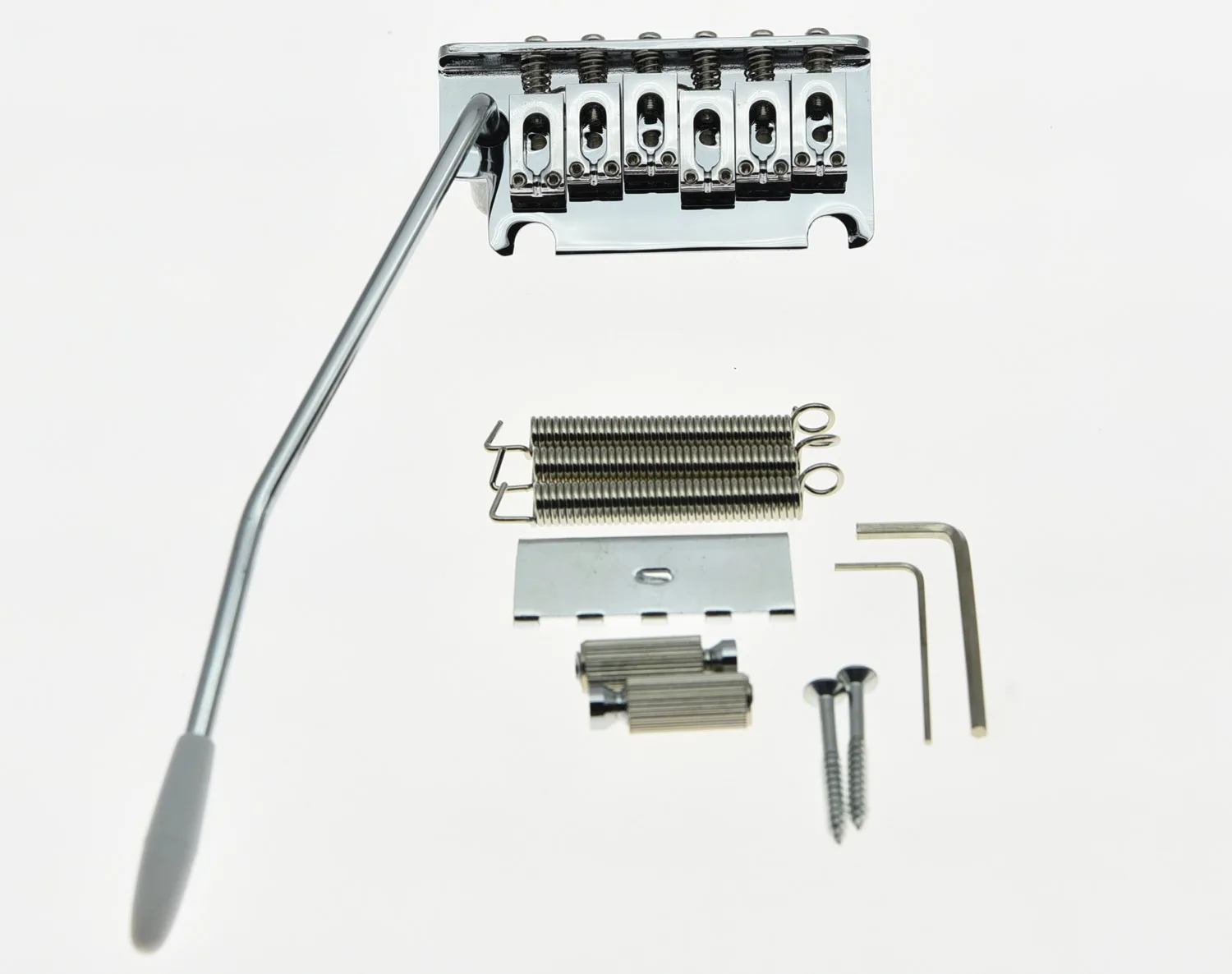 Хромированная 2 точечная гитара стиля ST Tremolo система блокировки моста|guitar tremolo