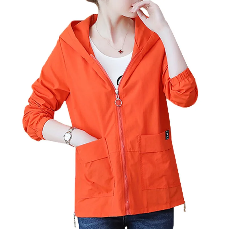 New Spring Windbreaker Women Loose Hooded Thin Short Jacket Coat Female Summer Windbreaker Waterproof Sun-protection Outwear L28
New Spring Windbreaker Women Loose Hooded Thin Short Jacket Coat Female Summer Windbreaker Waterproof Sun-protection Outwear L28
