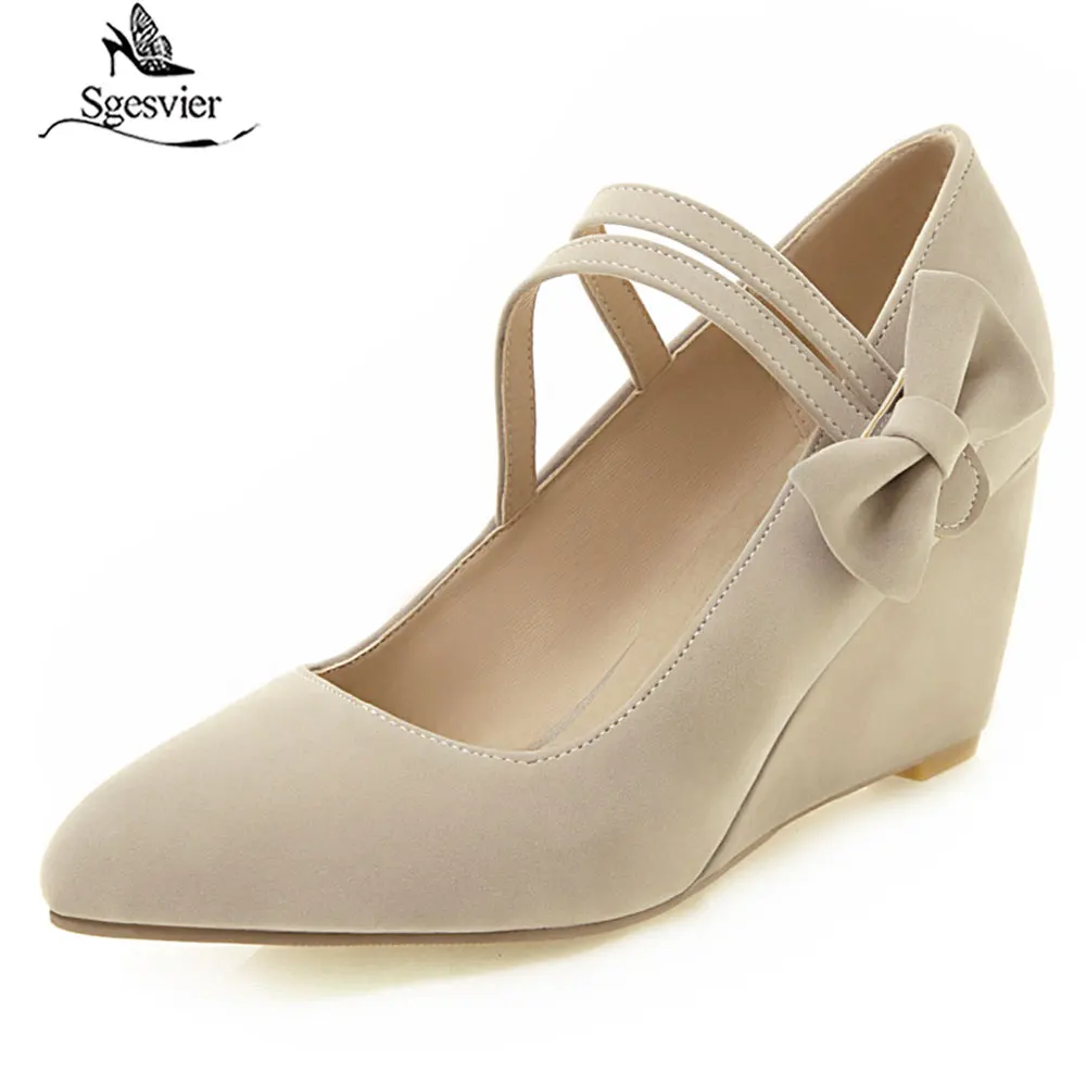 Sgesvier size 34-43 fashion spring autumn new shoes woman pointed toe shallow pumps women shoes platform wedges shoes women G590
Sgesvier size 34-43 fashion spring autumn new shoes woman pointed toe shallow pumps women shoes platform wedges shoes women G590