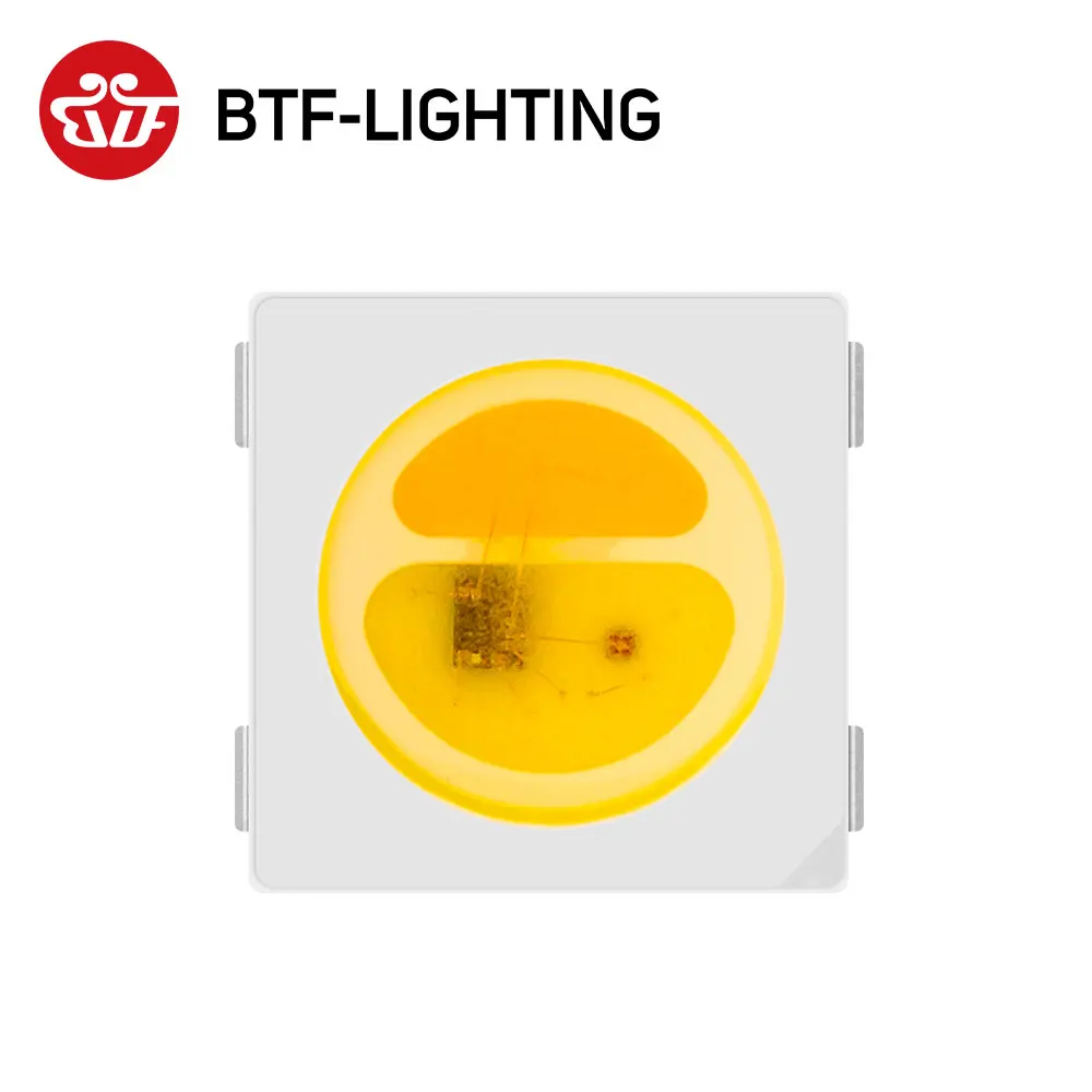 10 ~ 1000 шт SK6812 5050 SMD (аналогичный WS2812B)WWA (белый + теплый белый янтарный)