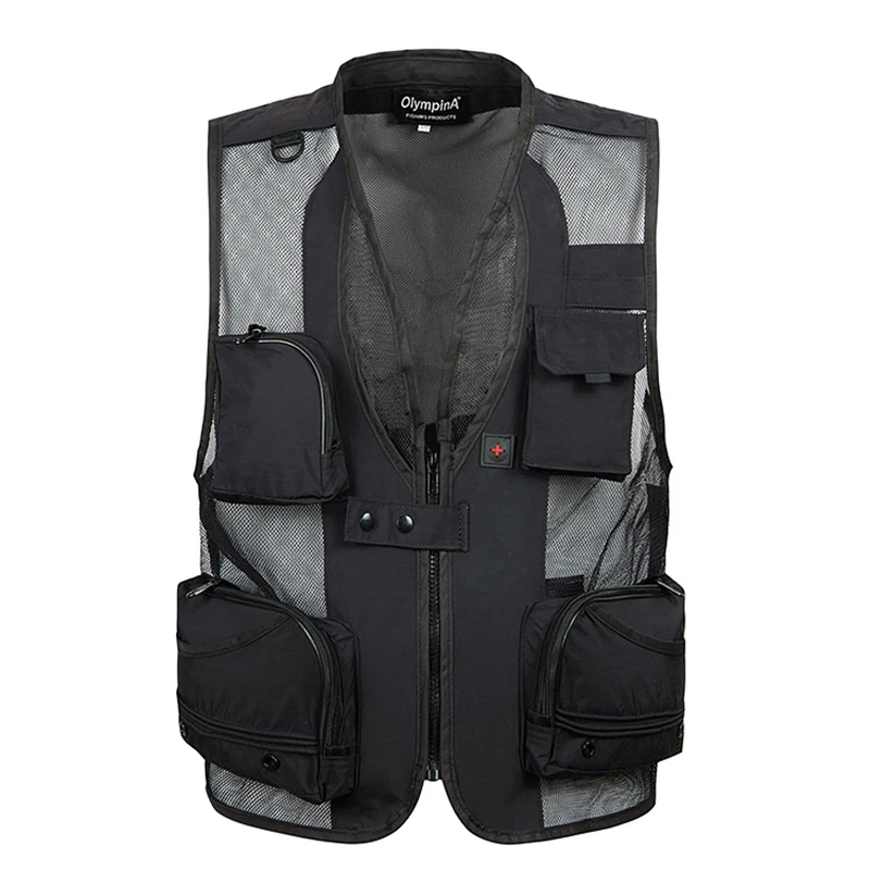 2018 New Summer Casual Men Sleeveless Jacket Male Plus Size Vest Men Multi Pockets Vest Men Removable Photography Vest Plus size
2018 New Summer Casual Men Sleeveless Jacket Male Plus Size Vest Men Multi Pockets Vest Men Removable Photography Vest Plus size