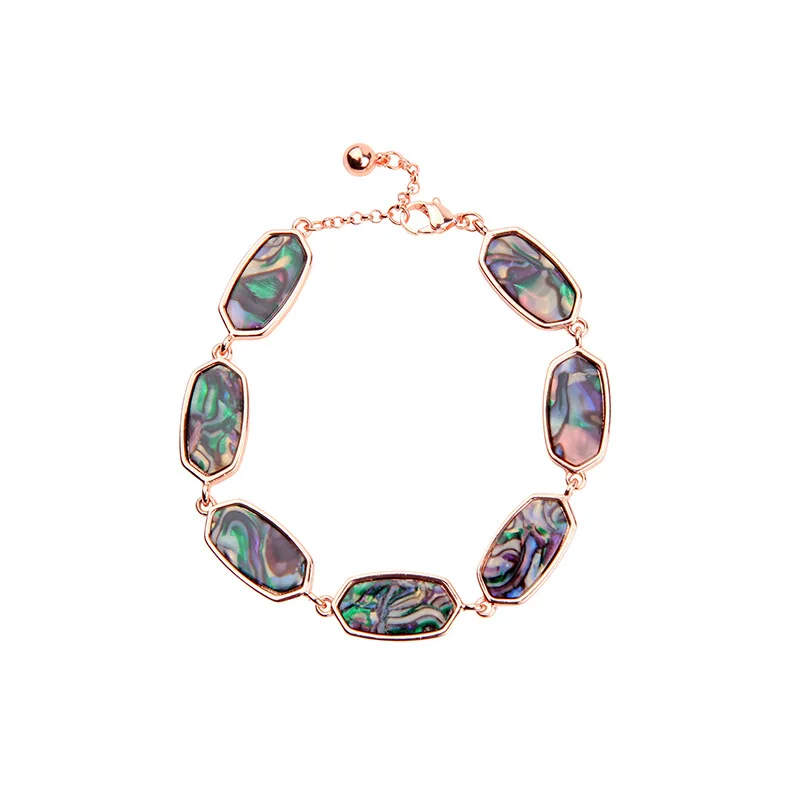 ZWPON New Geometric Link Oval Abalone Shell Bracelets 2019 Summer Fashion Brand Designer KS Acrylie Oval Bracelets
ZWPON New Geometric Link Oval Abalone Shell Bracelets 2019 Summer Fashion Brand Designer KS Acrylie Oval Bracelets
