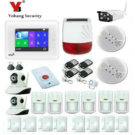 Yobang безопасность 4 3 дюймовый сенсорный экран видео IP камера Wifi 3G WCDMA домашняя