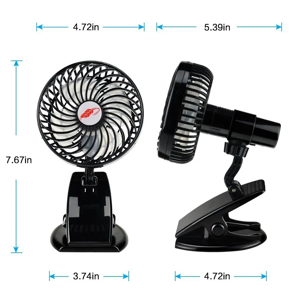 Mini Mute Clip Fan Rechargeable Silent 4 Blades Baby Stroller Fans Portable Air Cooling 3 Speeds Desk USB Fan with USB Output
Mini Mute Clip Fan Rechargeable Silent 4 Blades Baby Stroller Fans Portable Air Cooling 3 Speeds Desk USB Fan with USB Output