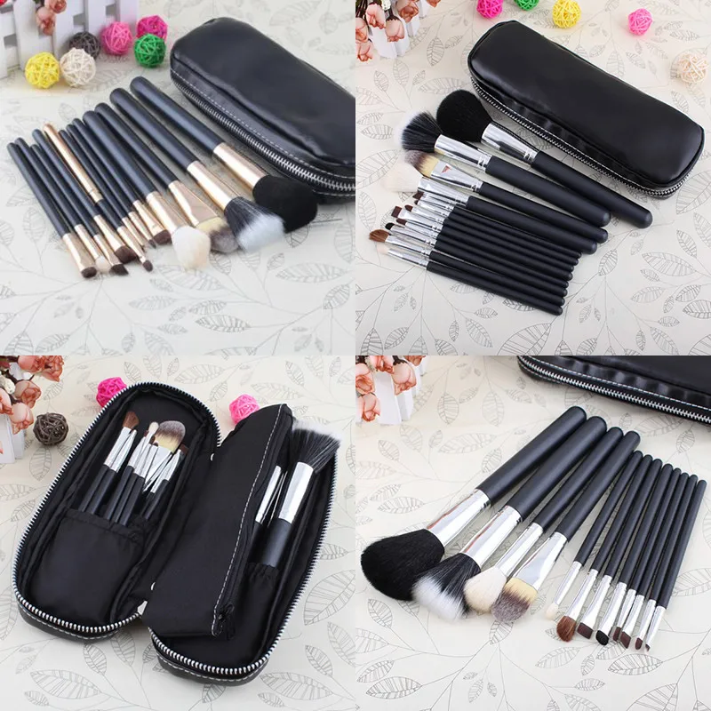 New Professional Makeup 12 PCs Brushes Cosmetic Facial Care Beauty Make Up Set With 2 Case Bag Kit -30
New Professional Makeup 12 PCs Brushes Cosmetic Facial Care Beauty Make Up Set With 2 Case Bag Kit -30