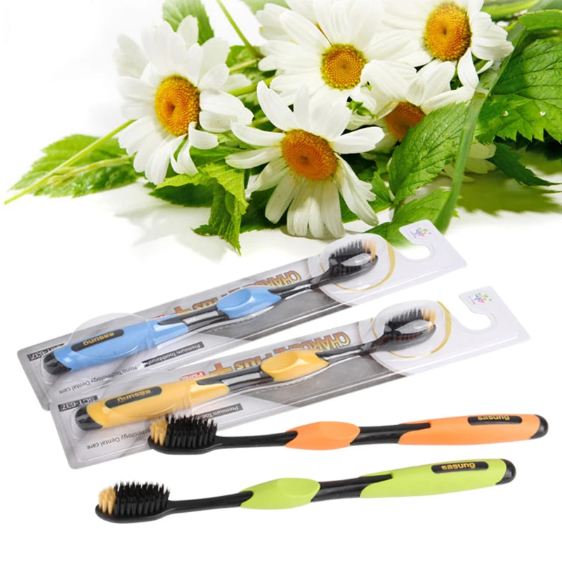 Black Bamboo Toothbrush Charcoal Nano Soft Brishtles Tooth Brush 4 colors randomly delivery
Black Bamboo Toothbrush Charcoal Nano Soft Brishtles Tooth Brush 4 colors randomly delivery