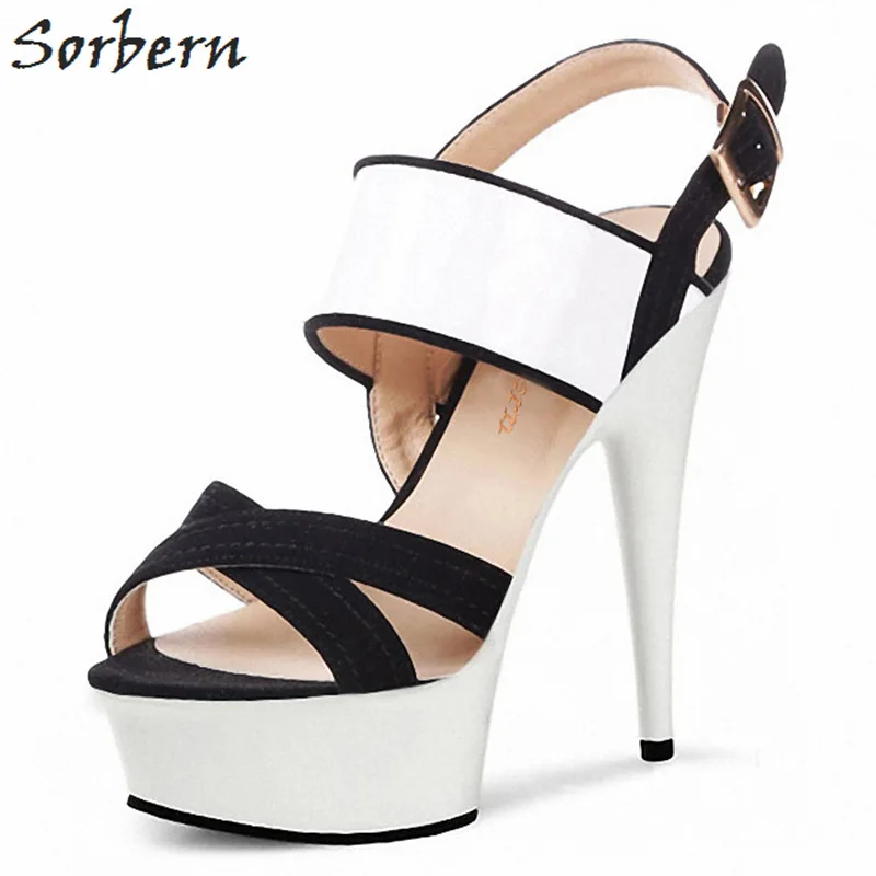 Sorbern 15Cm/17Cm Ankle Strap Heels Size 43 Women Shoes Thick Heels Model Walking Sandals Custom Colors Sexy Fetish High Heels
Sorbern 15Cm/17Cm Ankle Strap Heels Size 43 Women Shoes Thick Heels Model Walking Sandals Custom Colors Sexy Fetish High Heels