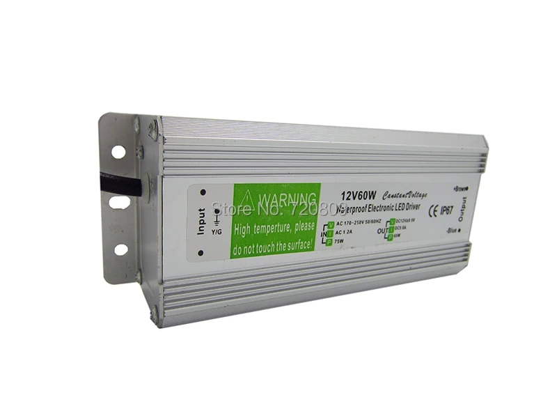 AC220V к DC12V 60 Вт Водонепроницаемый светодиодный трансформатор электронный адаптер питания IP67 для наружной лампы
AC220V к DC12V 60 Вт Водонепроницаемый светодиодный трансформатор электронный адаптер питания IP67 для наружной лампы