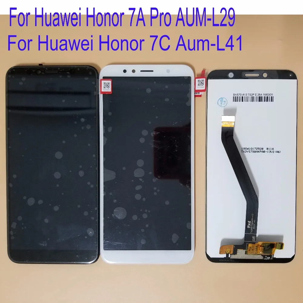 Русская версия 5 7 ''для Huawei Честь 7C Aum-L41 ЖК-дисплей сенсорный экран дигитайзер