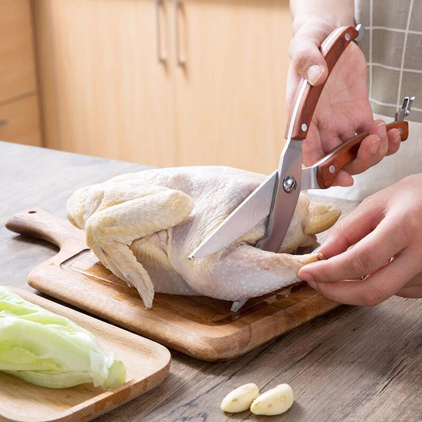 Multi-functional Stainless steel kitchen scissors shears chicken bone fish scissors kitchen Accessories gadgets cooking tools
Multi-functional Stainless steel kitchen scissors shears chicken bone fish scissors kitchen Accessories gadgets cooking tools