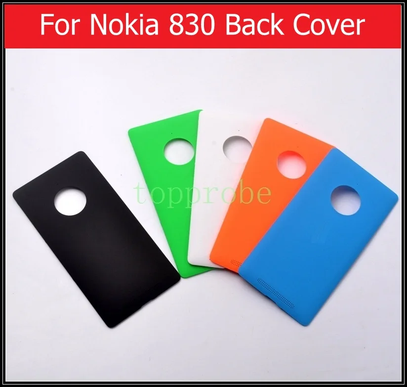 

A+ Quality back cover for Nokia 830 battery door housing for Microsoft lumia nokia 830 rear cover back case +1pcs film for free