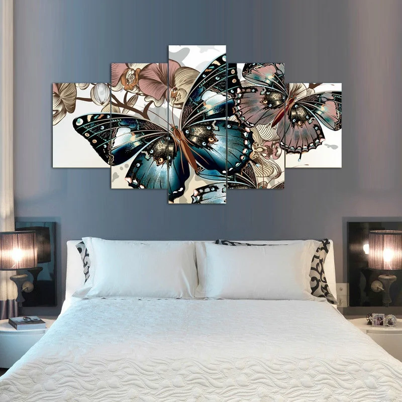 Printed Abstract floral butterfly Painting on canvas room decoration print poster picture canvas
Printed Abstract floral butterfly Painting on canvas room decoration print poster picture canvas