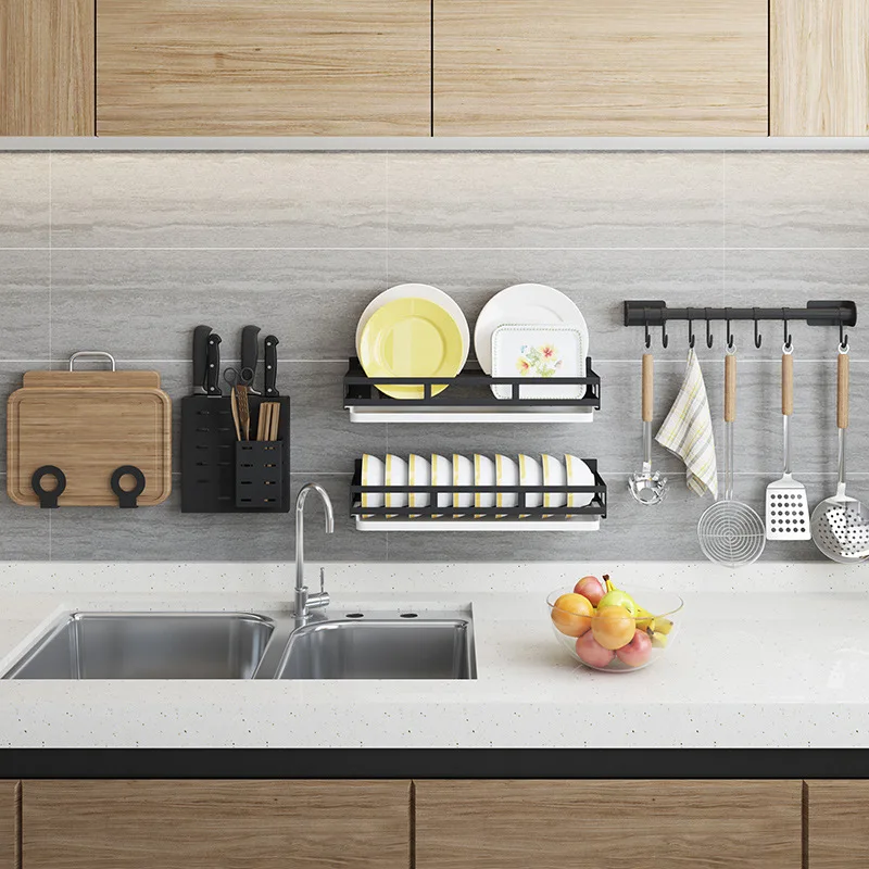 Baking paint free from piercing stainless steel kitchen rack wall hanging chopsticks pot cover kitchen utensils receiving rack
Baking paint free from piercing stainless steel kitchen rack wall hanging chopsticks pot cover kitchen utensils receiving rack