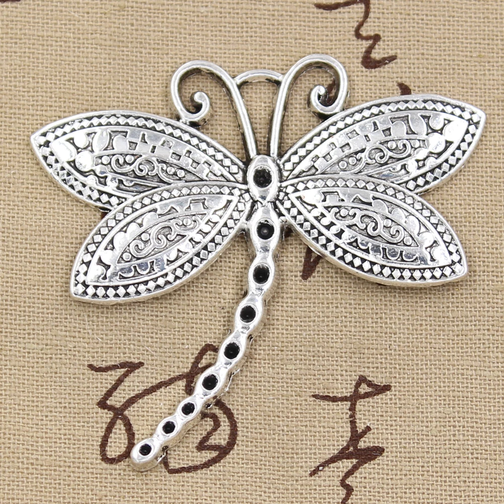 2pcs Charms Dragonfly 60x58mm Antique Pendant fit,Vintage Tibetan Silver color,DIY Handmade Jewelry
2pcs Charms Dragonfly 60x58mm Antique Pendant fit,Vintage Tibetan Silver color,DIY Handmade Jewelry